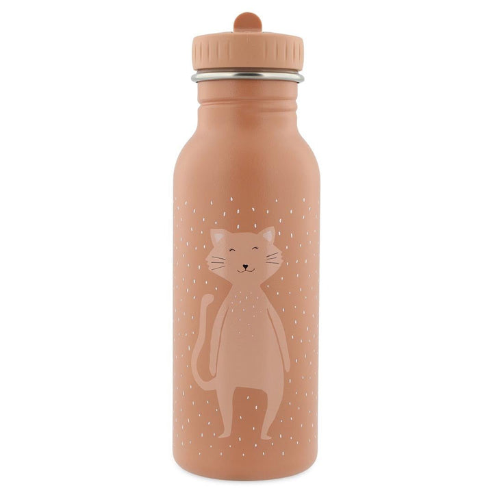 Trixie | Kat | Drinkfles 500 ml | 100 % Stainless Steel | Dop 100 % PP | 20 x 6.5 x 6.5 cm - Kleine Eland