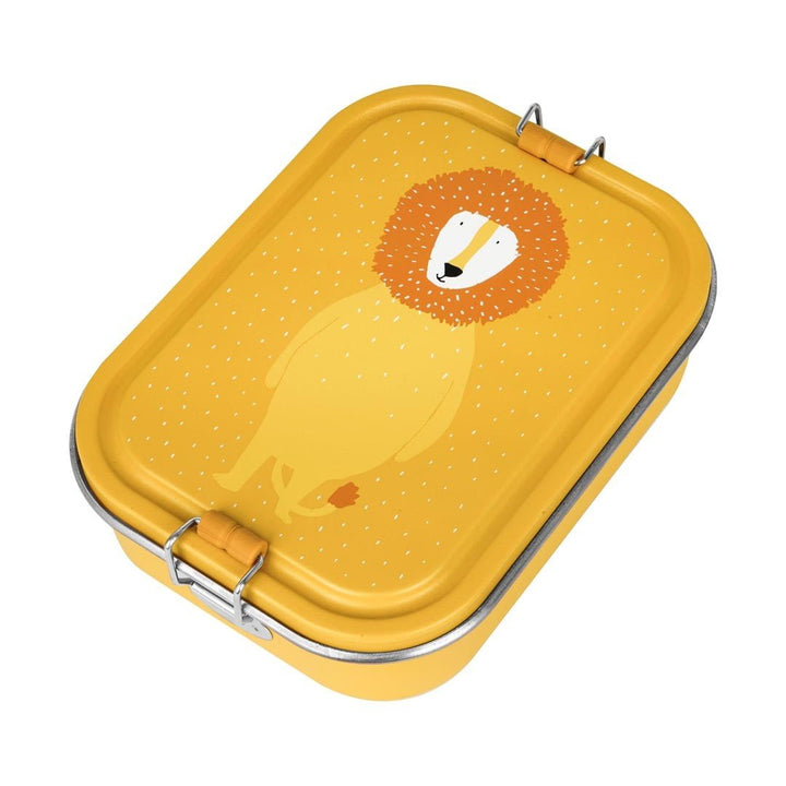 Trixie | Leeuw | Lunch Box | 100 % Stainless Steel | Sluiting 100 % Silicone | 20 x 15 x 6 cm - Kleine Eland