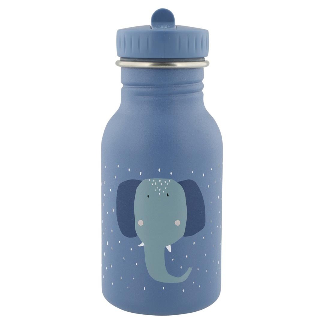 Trixie | Olifant | Drinkfles 350 ml | 100 % Stainless Steel | Dop 100 % PP | 15.5 x 6.5 x 6.5 cm - Kleine Eland