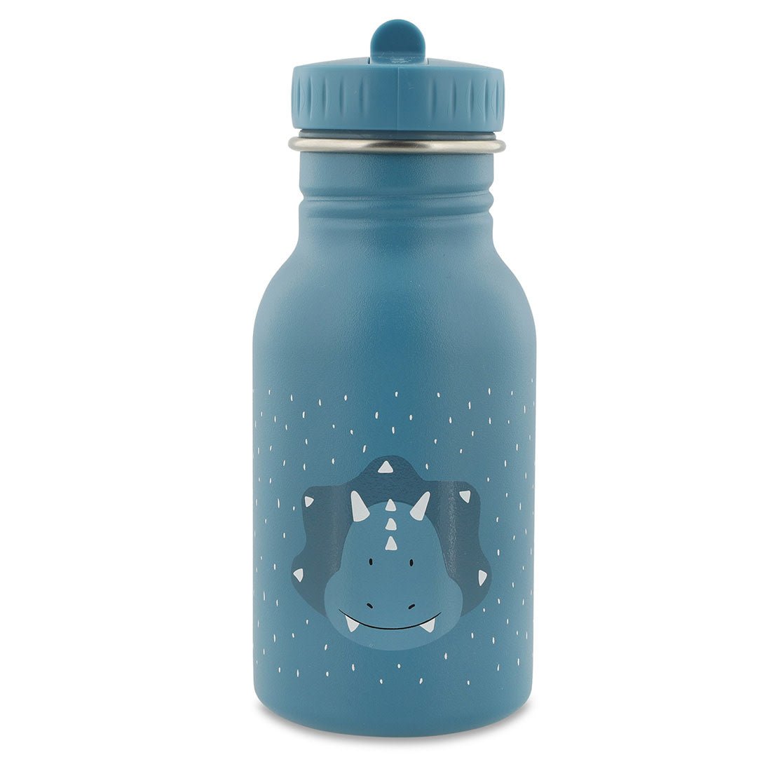 Trixie | Triceratops | Drinkfles 350 ml | 100 % Stainless Steel | Dop 100 % PP | 15.5 x 6.5 x 6.5 cm - Kleine Eland