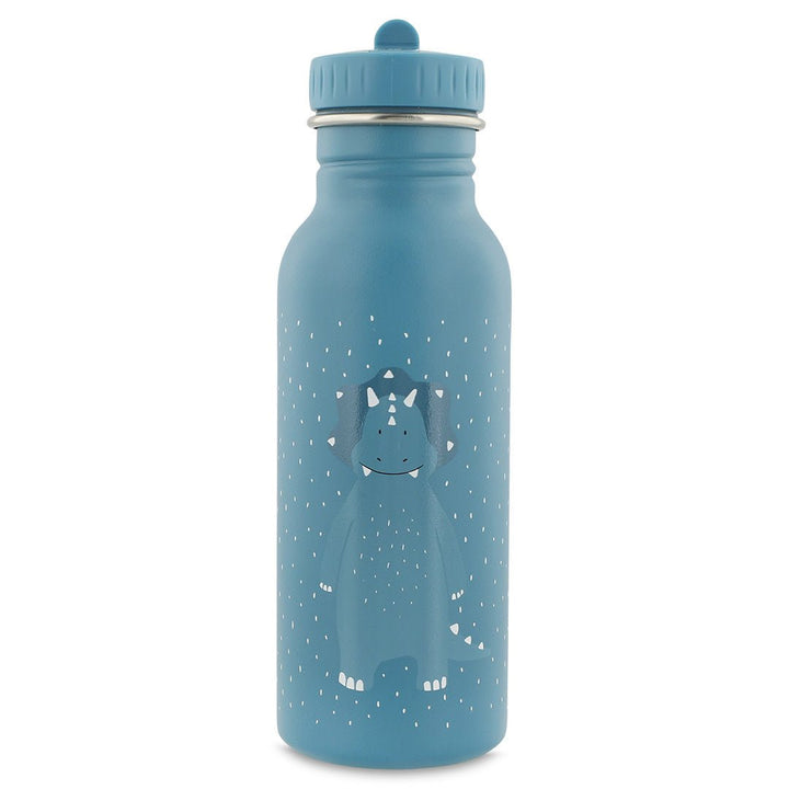 Trixie | Triceratops | Drinkfles 500 ml | 100 % Stainless Steel | Dop 100 % PP | 20 x 6.5 x 6.5 cm - Kleine Eland