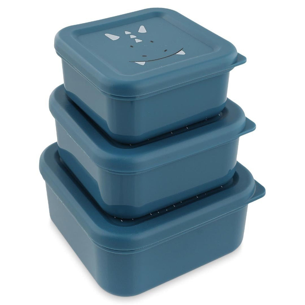 Trixie | Triceratops | Snack Box | 3 delig | 11,5 x 11,5 x 6,5 cm - Kleine Eland
