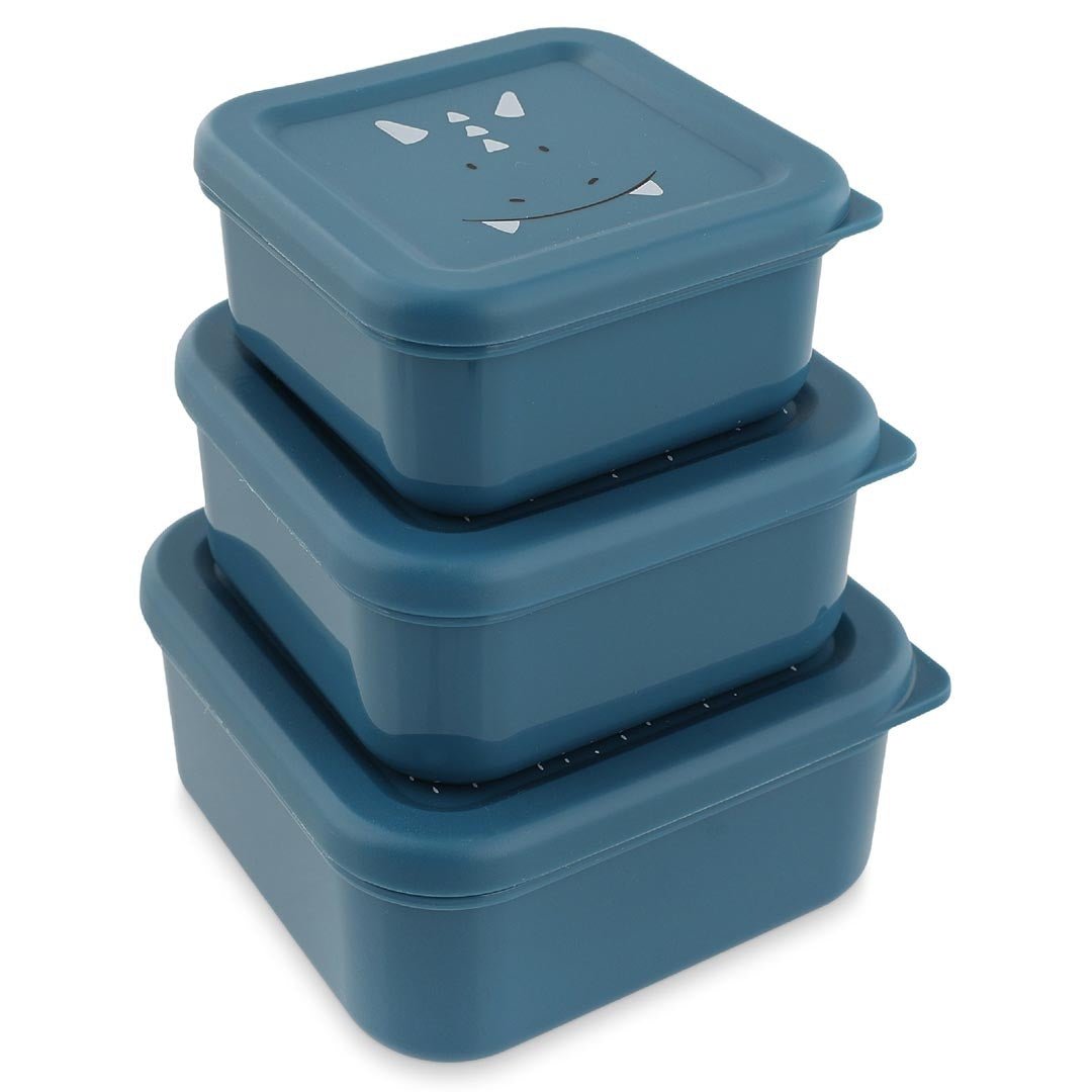 Trixie | Triceratops | Snack Box | 3 delig | 11,5 x 11,5 x 6,5 cm - Kleine Eland