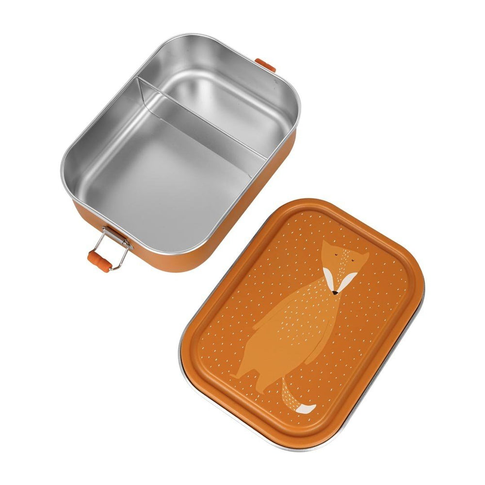 Trixie | Vos | Lunch Box | 100 % Stainless Steel | Sluiting 100 % Silicone | 20 x 15 x 6 cm - Kleine Eland