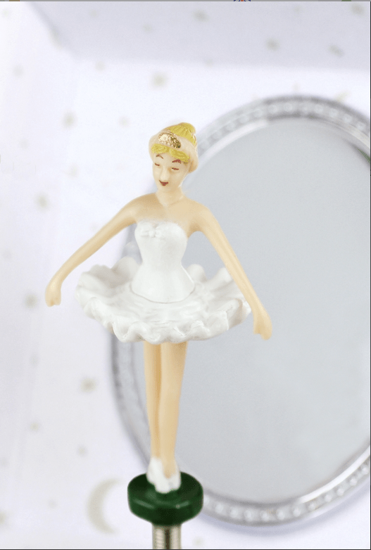 Trousselier | Houten Muziekdoos | Kubus | Ballerina | Het Zwanenmeer - Kleine Eland