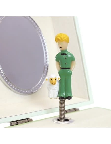 Trousselier | Houten Muziekdoos l Kubus 10,5 x 8,5 cm | Little Prince | Garden | Y.Tirsen | la valse d&