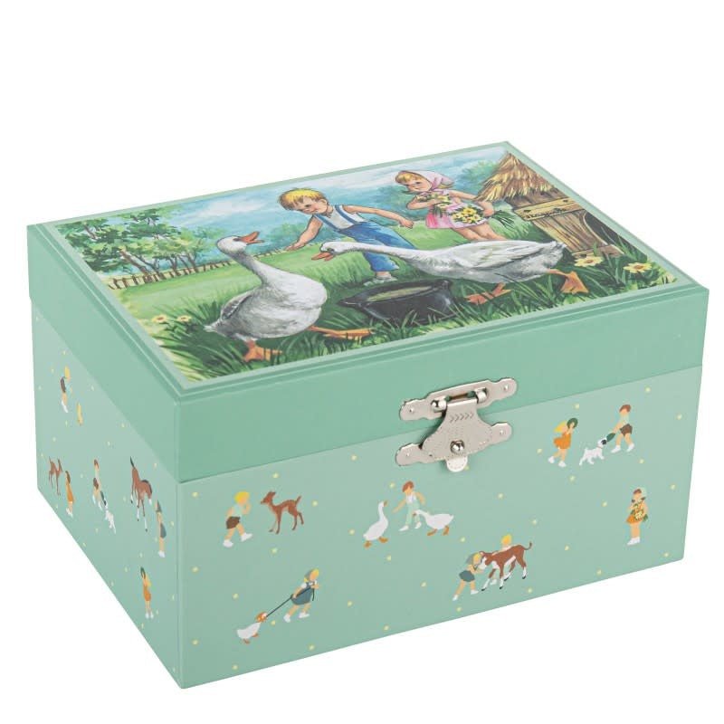 Trousselier | Musical Box | Jeugdherinnering © Jeanne Lagarde | Ganzen | C.von Weber| Invitation to the Dance - Kleine Eland