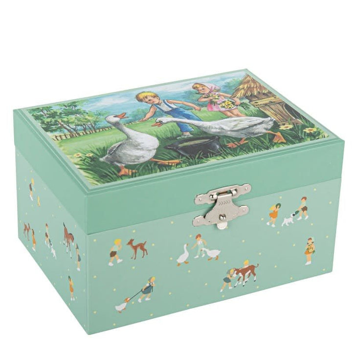 Trousselier | Musical Box | Jeugdherinnering © Jeanne Lagarde | Ganzen | C.von Weber| Invitation to the Dance - Kleine Eland