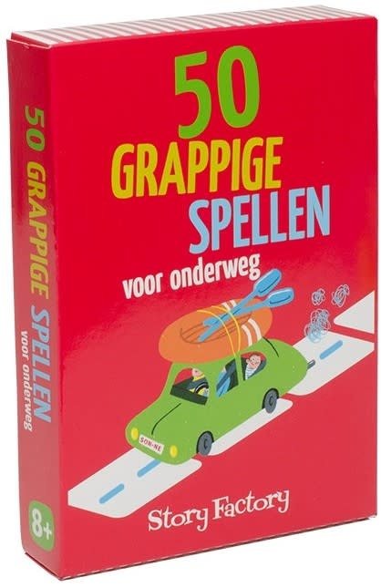 Tucker's Fun Factory | 50 Grappige Spellen voor Onderweg | 8+ - Kleine Eland