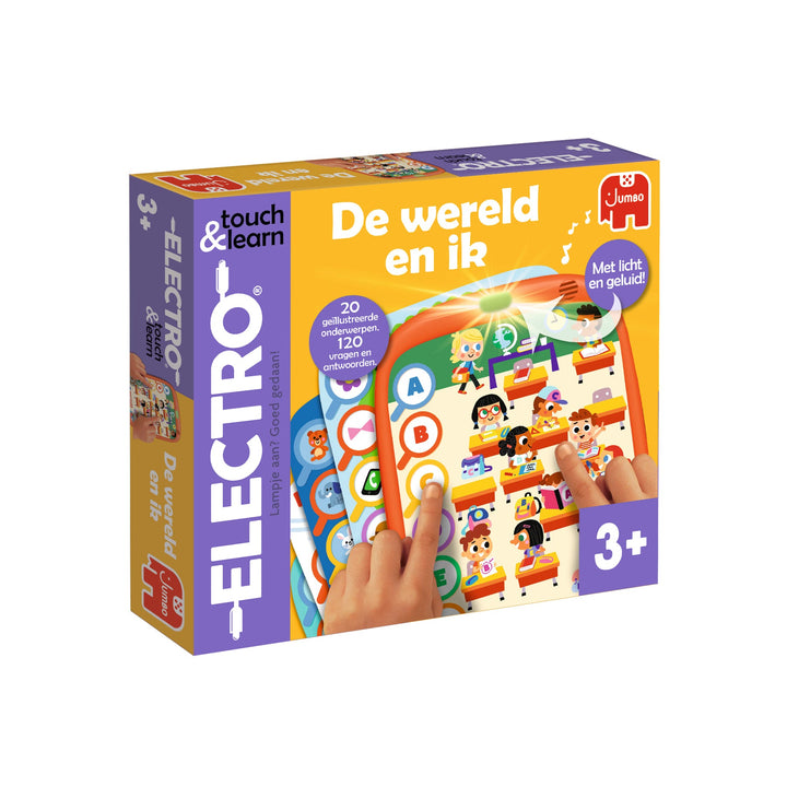 Jumbo Electro Touch &amp; Learn De wereld en ik box viewed from the front at an angle