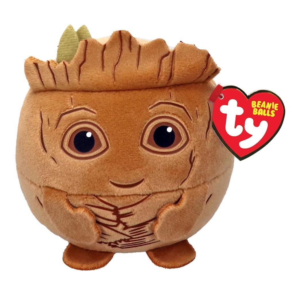 Ty | Beanie Ball | Marvel | Groot | 10 cm - Kleine Eland