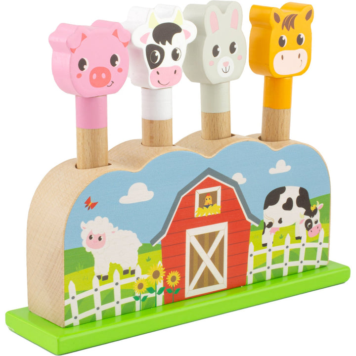 Ulysse | Pop - up Toy | Boerderij Dieren | 19 x 4 x 15,5 cm | 1+ - Kleine Eland