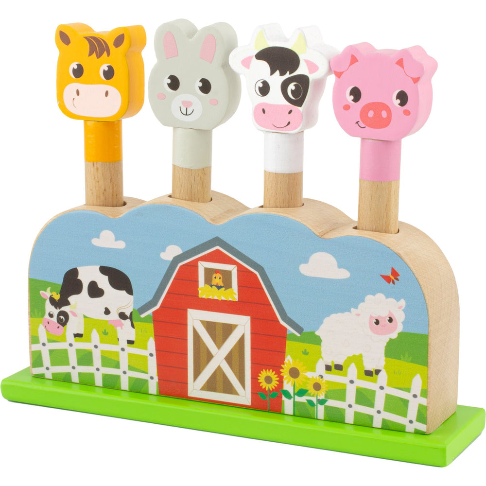 Ulysse | Pop - up Toy | Boerderij Dieren | 19 x 4 x 15,5 cm | 1+ - Kleine Eland