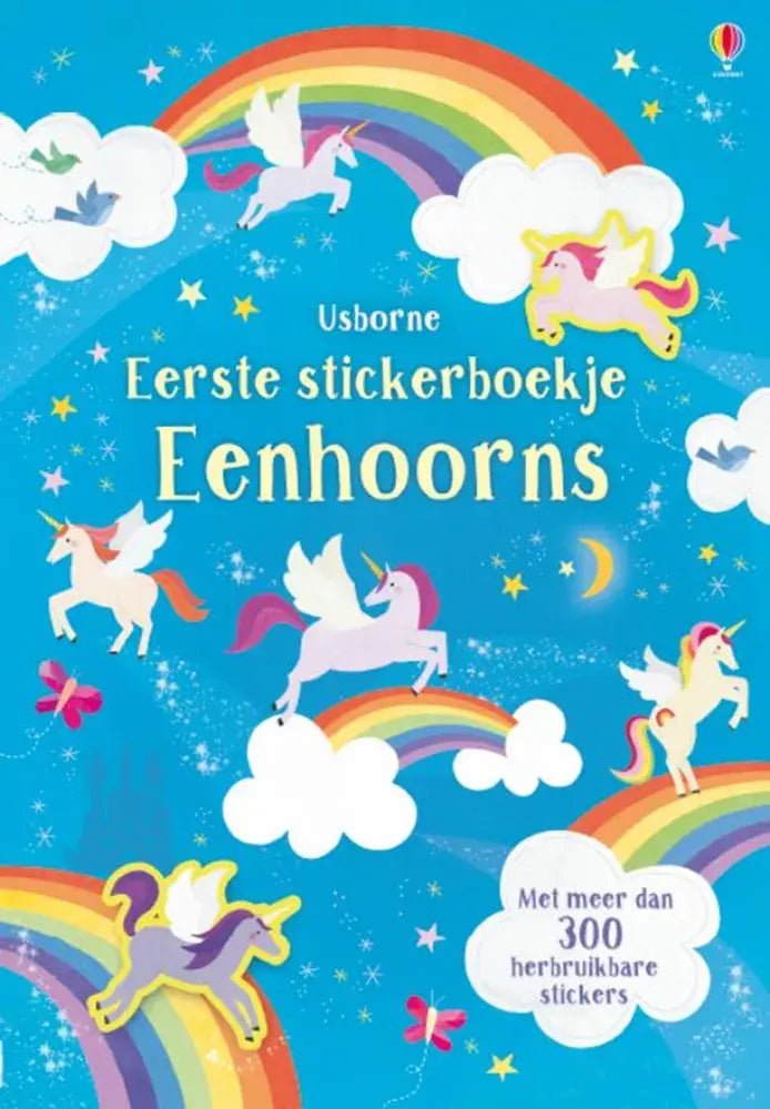 Usborne | Eerste stickerboekje | Eenhoorns | 3+ - Kleine Eland