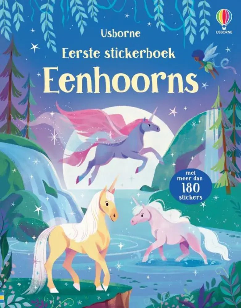 Usborne | Eerste stickerboekje | Eenhoorns | 3+ - Kleine Eland