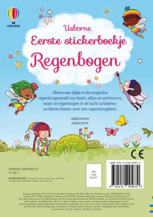 Usborne | Eerste stickerboekje | Regenbogen | 3+ - Kleine Eland