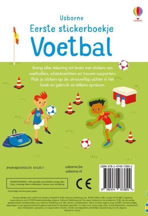 Usborne | Eerste stickerboekje | Voetbal | 3+ - Kleine Eland