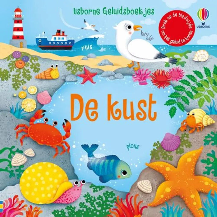 Usborne | Geluidenboek | De Kust | 1+ - Kleine Eland