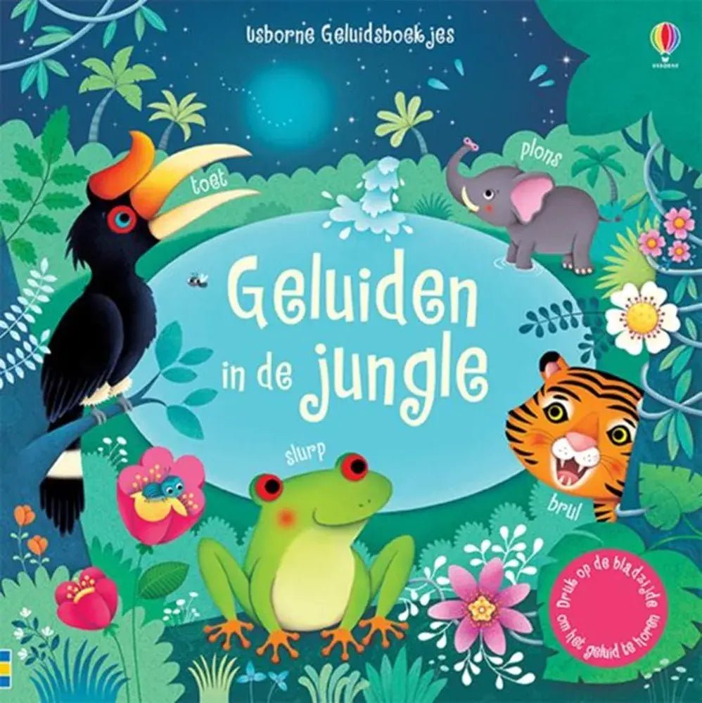 Usborne | Geluidenboek | In de Jungle | 1+ - Kleine Eland