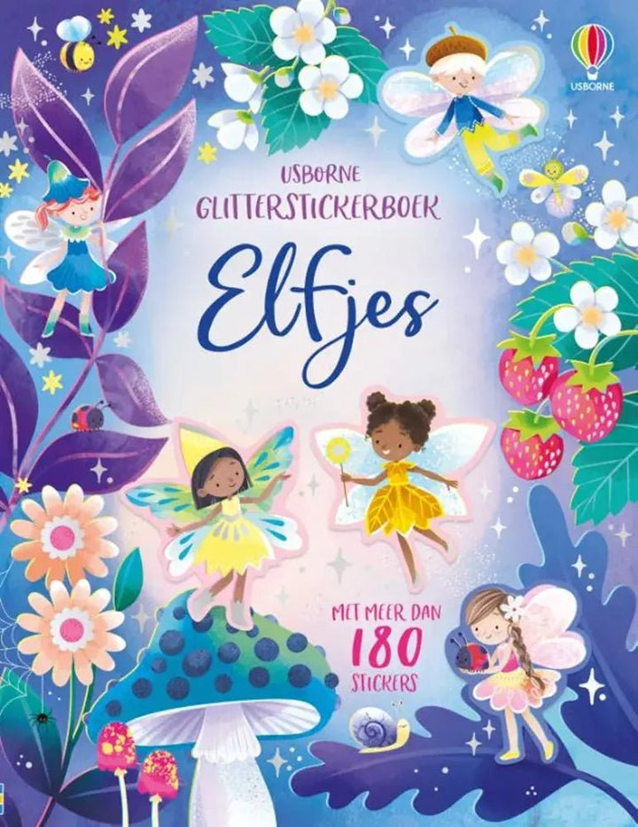 Usborne | Glitterstickerboek | Glitterelfjes | 3+ - Kleine Eland