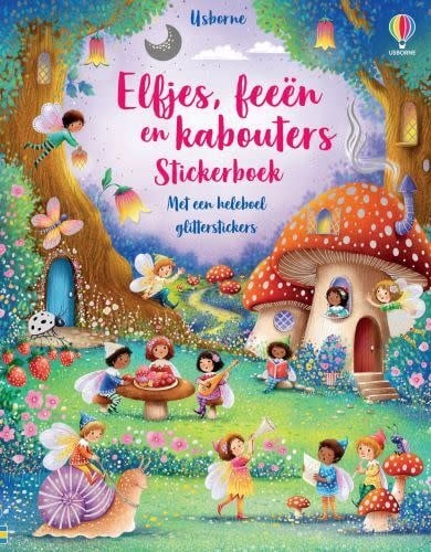 Usborne Stickerboek | Elfjes, Feeën en Kabouters | 5+ - Kleine Eland