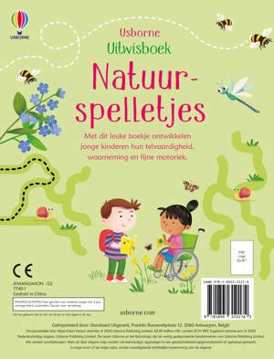 Usborne | Uitwisboek | Natuurspelletjes | 3+ - Kleine Eland