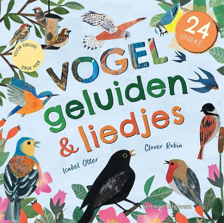 Veltman | Geluidenboek | 24 unieke vogelgeluiden &amp; liedjes | 3+ - Kleine Eland