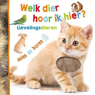 Veltman | Voel - en Geluidenboek | Welk Dier Hoor Ik Hier? | Lievelingsdieren - Kleine Eland