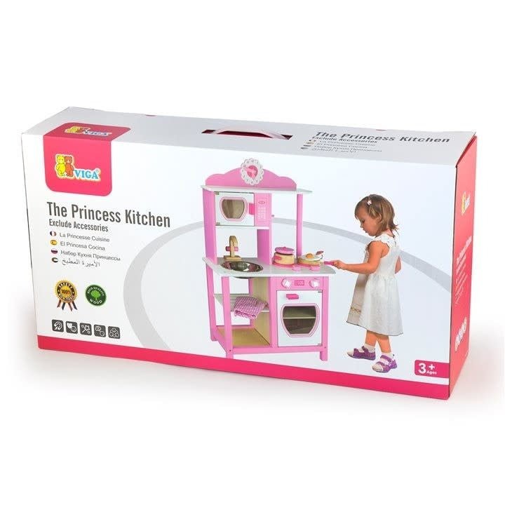 Viga Toys | Kinderkeuken | Prinses | 60 x 30 x 92 cm | 3+ - Kleine Eland