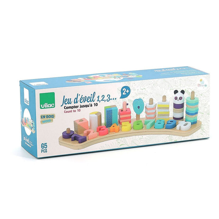 Vilac | Ik Leer Tellen 1-2-3 | Montessori | 2+ - Kleine Eland