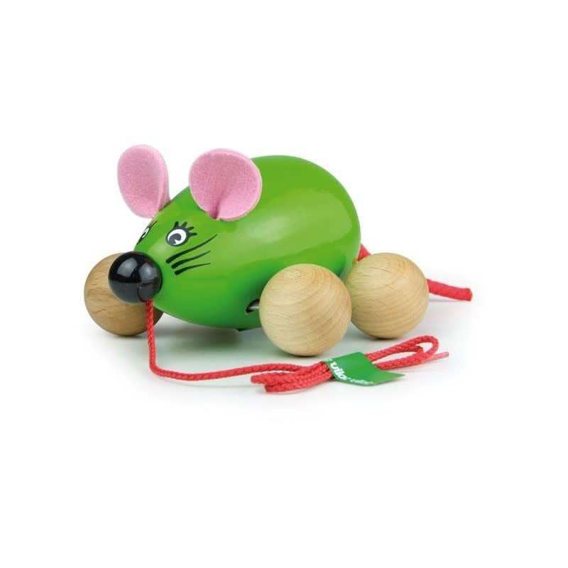 Vilac | Pull Along Mouse | Muis | 12,5 cm | 3+ - Kleine Eland