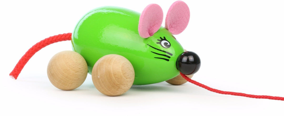 Vilac | Pull Along Mouse | Muis | 12,5 cm | 3+ - Kleine Eland