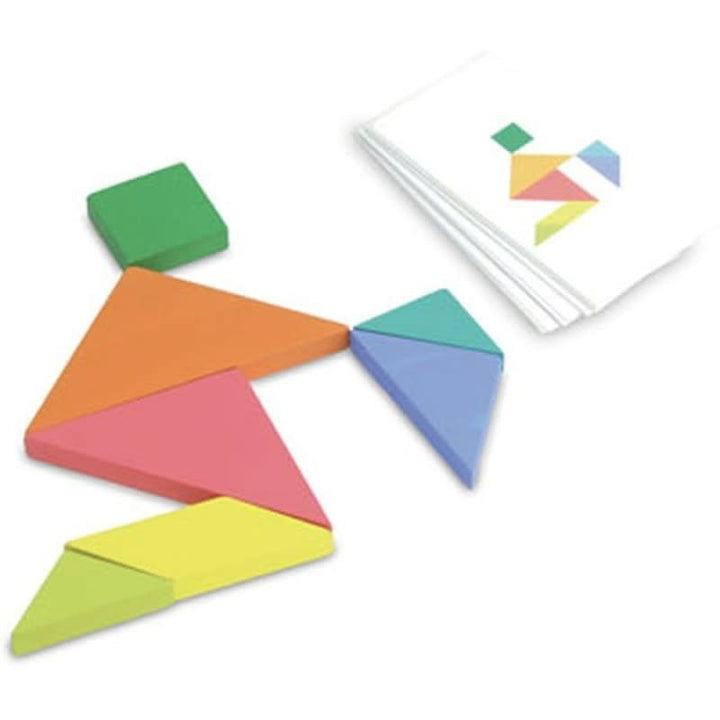 Vilac | Tangram Battle | Houten Tangram | Spelvariant | 5+ - Kleine Eland