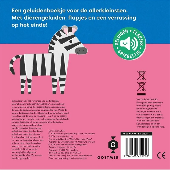 Gottmer | Geluidenboekje | Wat hoor ik daar? – Brul! | 1+