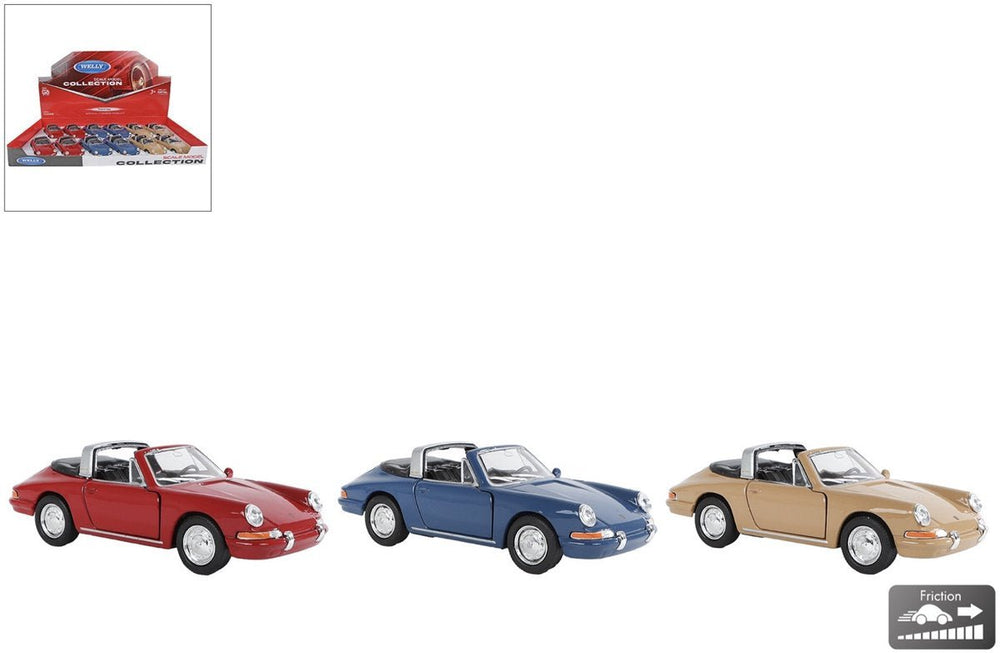 Welly | Porsche 911 Targa | Pullback | 1:34 | 11,5 cm | 3+ - Kleine Eland