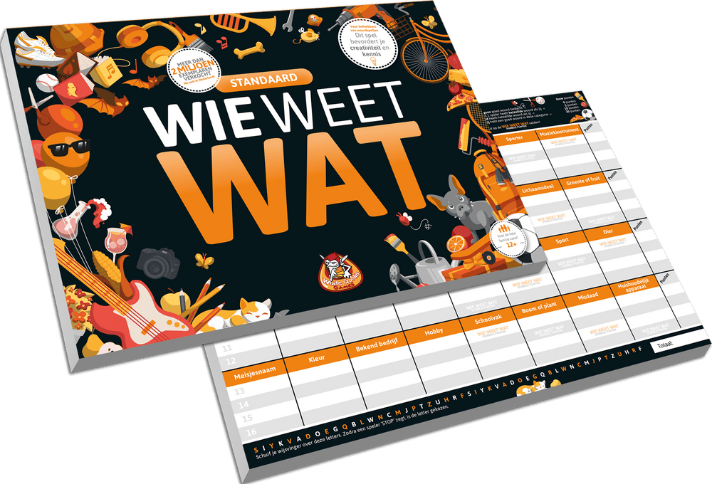 White Goblin Games | Wie Weet Wat | Standaard | 12 + - Kleine Eland