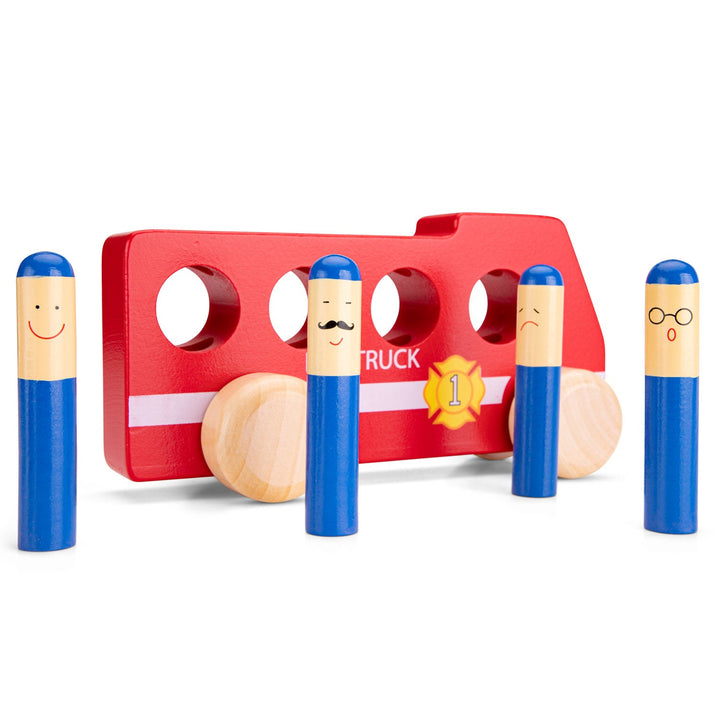 Woet | by New Classic Toys | Pop Up | Brandweerauto | 18,5 cm | 1+ - Kleine Eland