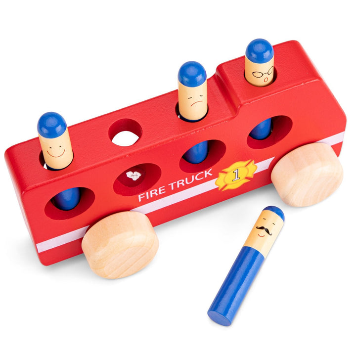 Woet | by New Classic Toys | Pop Up | Brandweerauto | 18,5 cm | 1+ - Kleine Eland