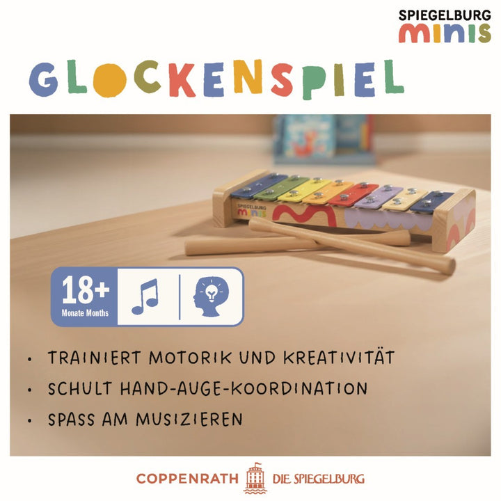 Spiegelburg Minis glockenspiel made of wood and metal